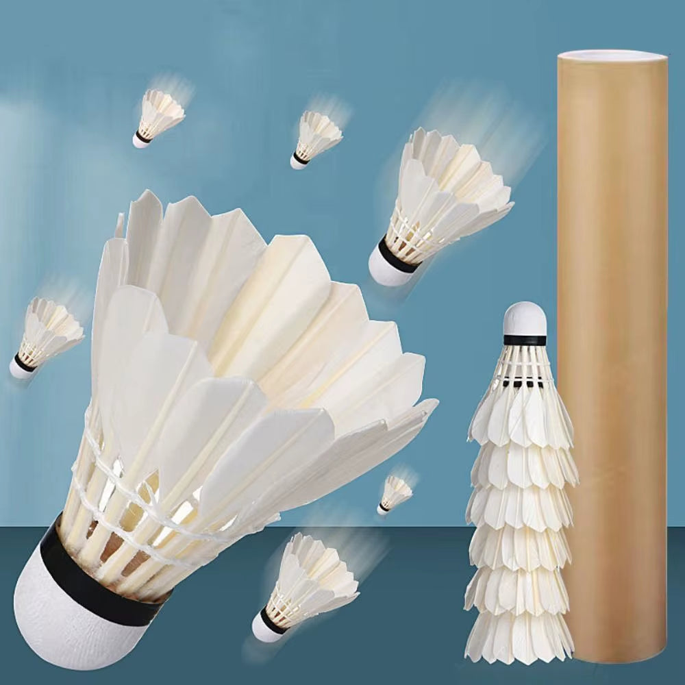 3/6/12Pcs Professional Training Sport Badminton Ball Badminton Shuttlecock White Badminton Shuttlecock
