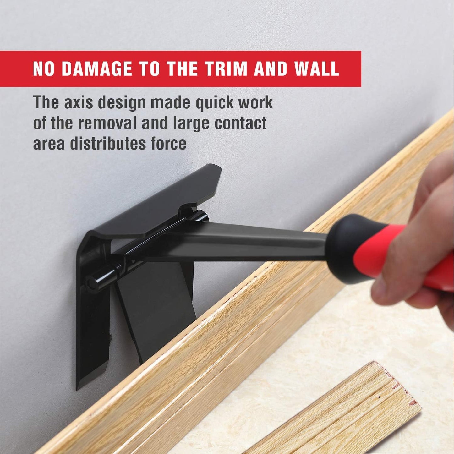 Trim Puller, Removal Multi-Tool for Commercial Work, Baseboard, Molding, Siding and Flooring Removal, Remodeling
