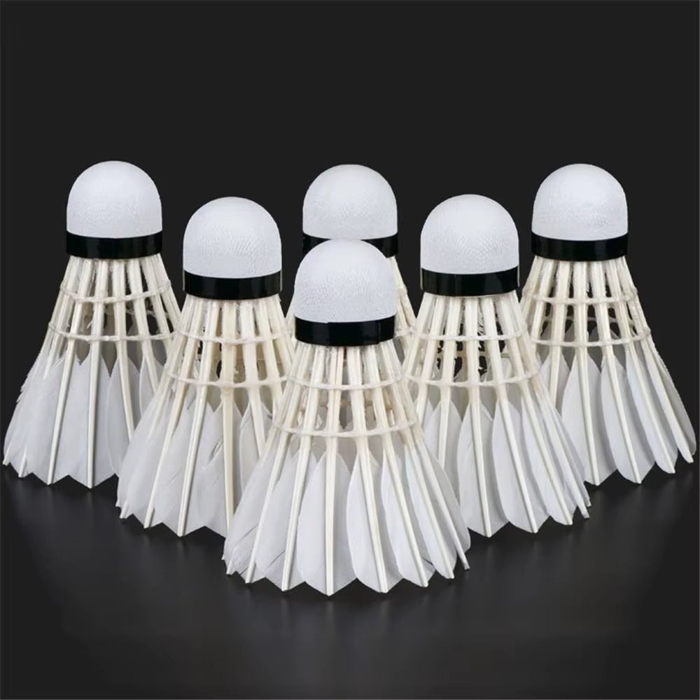 3/6/12Pcs Professional Training Sport Badminton Ball Badminton Shuttlecock White Badminton Shuttlecock
