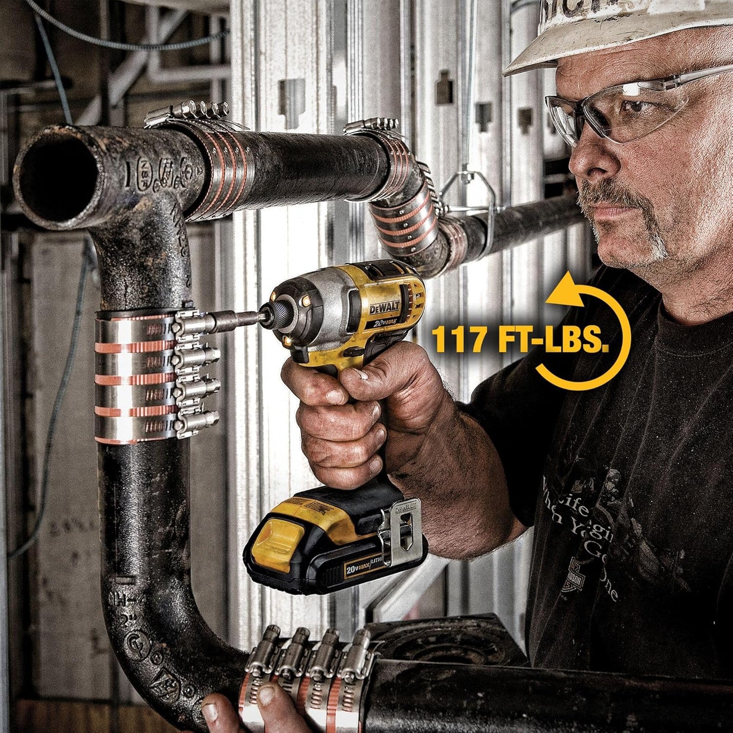 20V MAX Cordless Drill and Impact Driver, Power Tool Combo Kit with 2 Batteries and Charger (DCK240C2)