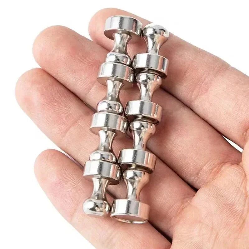 10PCS Magnetic Nail Office Calligraphy and Painting Refrigerator Strong Magnet Nail Teaching Whiteboard Magnetic Nails 12X16Mm