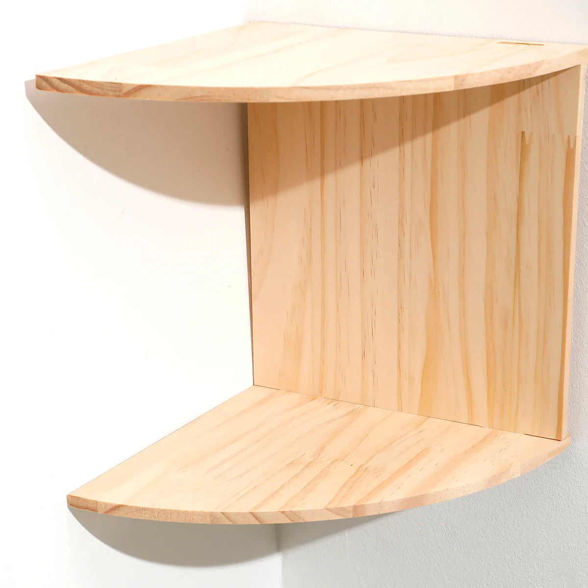 2/4/5 Layers Wooden PVC Corner Shelf Burlywood Storage Shelf Boho Home Decoration Floating Wall Organizer Room Decors Aesthetic