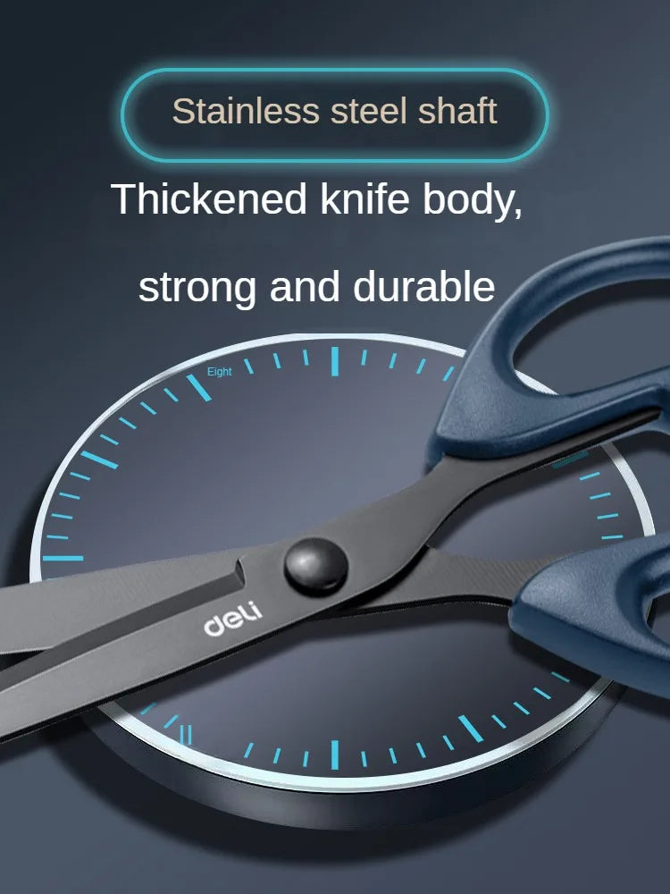 210/175Mm Black Stainless Steel Scissors Business Office Stationery Home Tailor Shears Kitchen Knife Cutter Cutting Tool