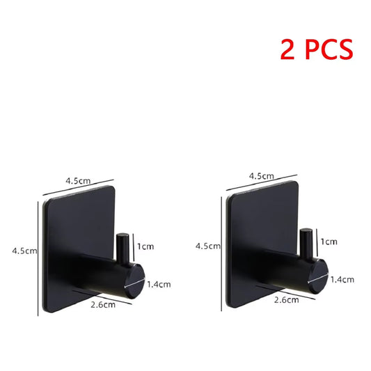 Wall Hook Strong without Drilling Punch Free Clothe Bag Bathroom Door Kitchen Towel Hanger Hooks Home Storage Accessories
