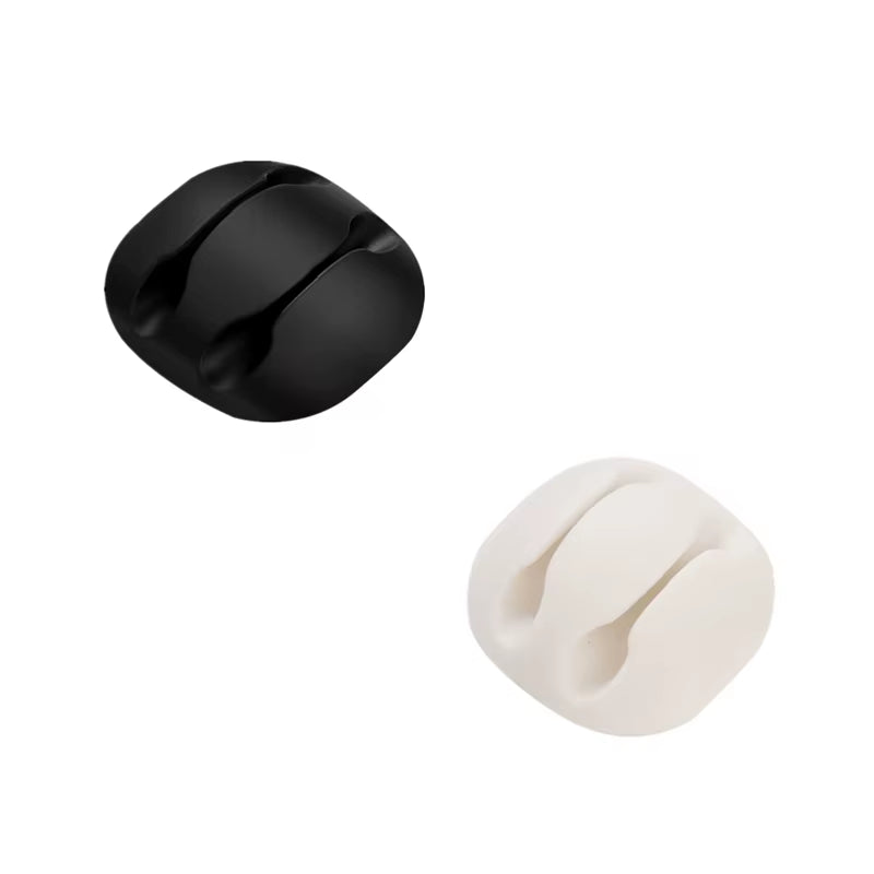 Silicone USB Cable Organizer USB Charging Cable Winder Desktop Tidy Management Clips Cable Holder for Mouse Earphone Accessories