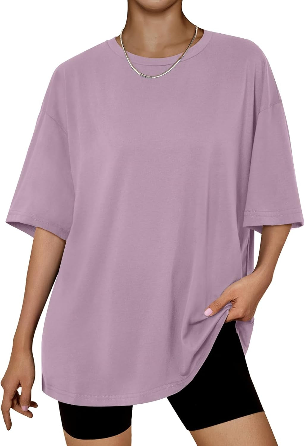 Womens Oversized Summer T Shirts Business Casual Dressy Shorts Sleeves Tops Beach Vacation Fashion Clothes