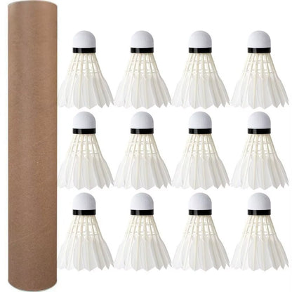 3/6/12Pcs Professional Training Sport Badminton Ball Badminton Shuttlecock White Badminton Shuttlecock