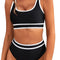 Women'S High Waisted Bikini Sets Sporty Two Piece Swimsuits Color Block Cheeky High Cut Bathing Suits