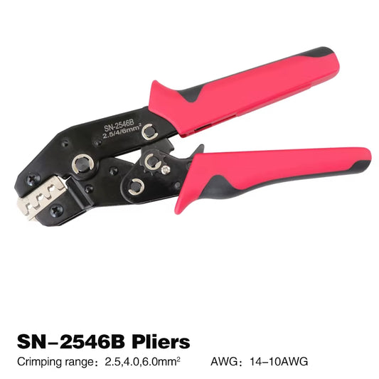 Crimping Pliers Set Terminal Eletrico Wire Clip Connector Electric Wiring Tools Crimper for MC Tool Plier Solar Energy 2546B 4