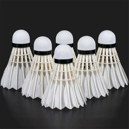 3/6/12Pcs Professional Training Sport Badminton Ball Badminton Shuttlecock White Badminton Shuttlecock