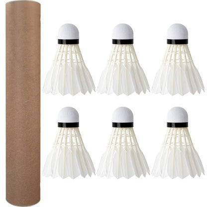 3/6/12Pcs Professional Training Sport Badminton Ball Badminton Shuttlecock White Badminton Shuttlecock