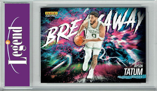 Certified Mint+ Jayson Tatum 2023  #B17 Breakaway SP 1/4085 Rare Trading Card Boston Celtics