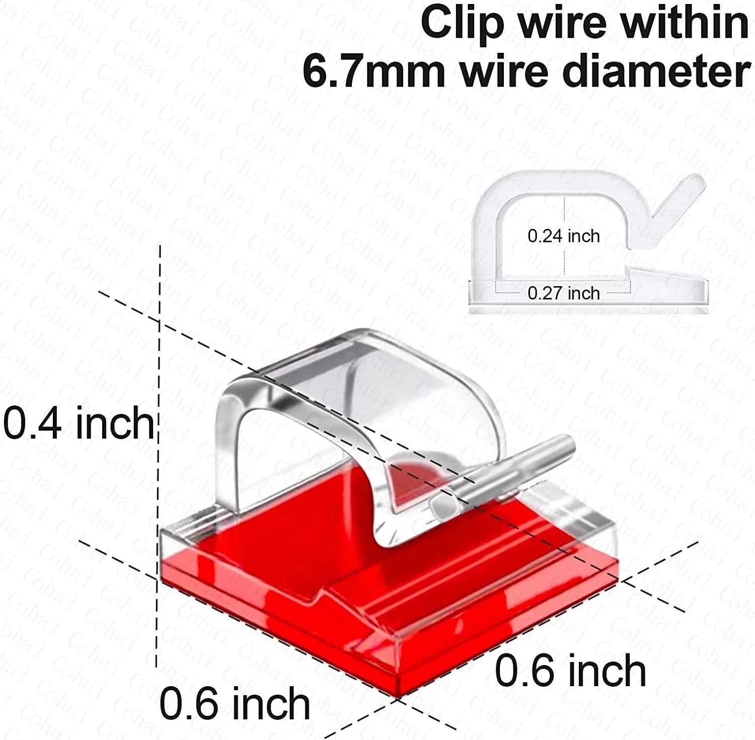Cable Organizer Clips Wire Winder Holder Cord Protector USB Cable Management Adhesive Hooks Desk Clamp for Car Earphone Mouse