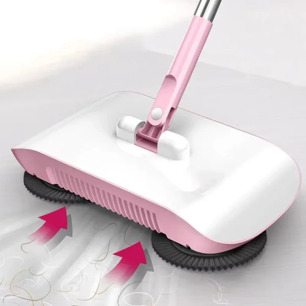 Combination of Broom and Mop Hand Push Type Scoop Household Broom and Dustpan Set Floor Magic Broom Home Cleaning Tools Sweeper