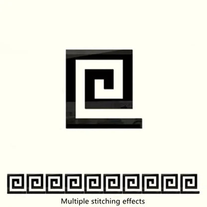 Wall Mirror Sticker with Adhesive for Living Room Bedroom Edge Strip Corner Line Building Border Home Decor