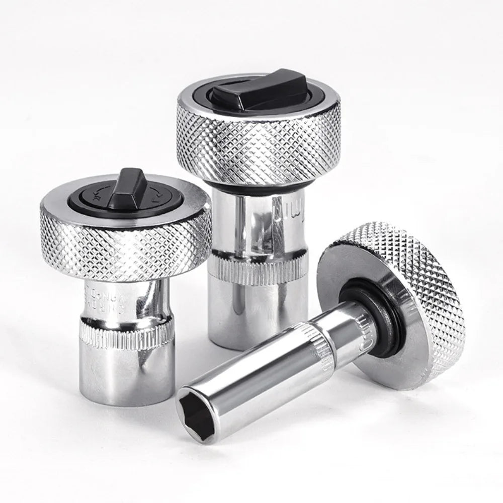 Mini Ratchet Wrench 1/4" 3/8" 1/2" Drive Small Quick Socket Portable Whole Steel Palm Finger Reversible Two-Way Square Tool