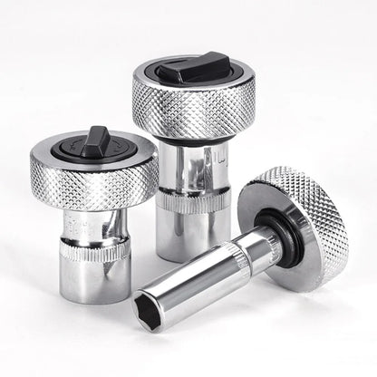 Mini Ratchet Wrench 1/4" 3/8" 1/2" Drive Small Quick Socket Portable Whole Steel Palm Finger Reversible Two-Way Square Tool