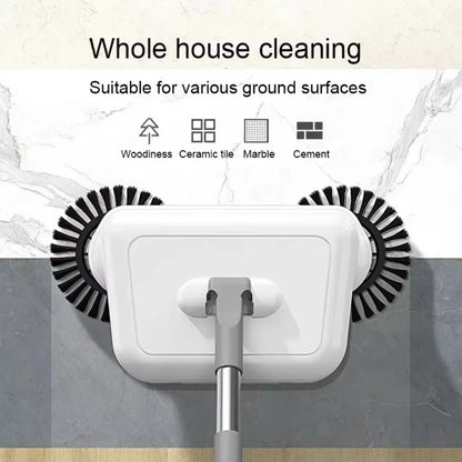 Combination of Broom and Mop Hand Push Type Scoop Household Broom and Dustpan Set Floor Magic Broom Home Cleaning Tools Sweeper