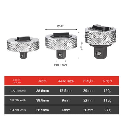 Mini Ratchet Wrench 1/4" 3/8" 1/2" Drive Small Quick Socket Portable Whole Steel Palm Finger Reversible Two-Way Square Tool