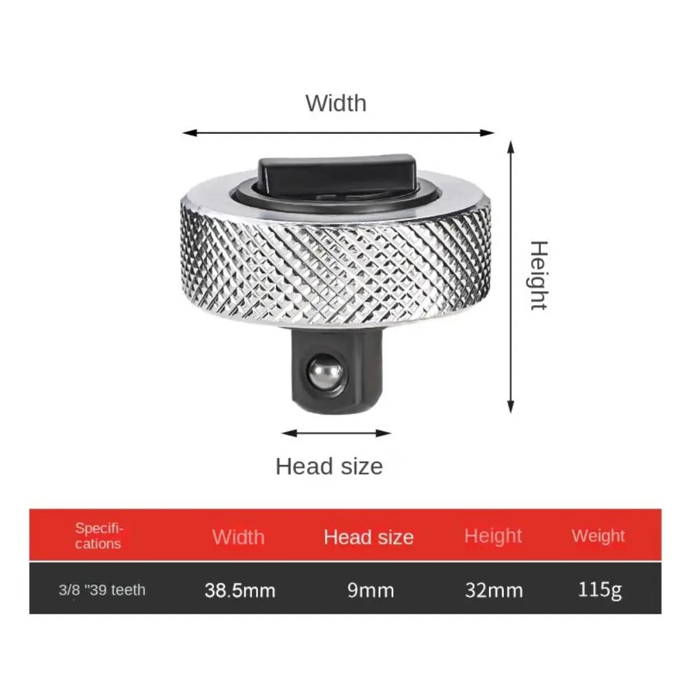 Mini Ratchet Wrench 1/4" 3/8" 1/2" Drive Small Quick Socket Portable Whole Steel Palm Finger Reversible Two-Way Square Tool