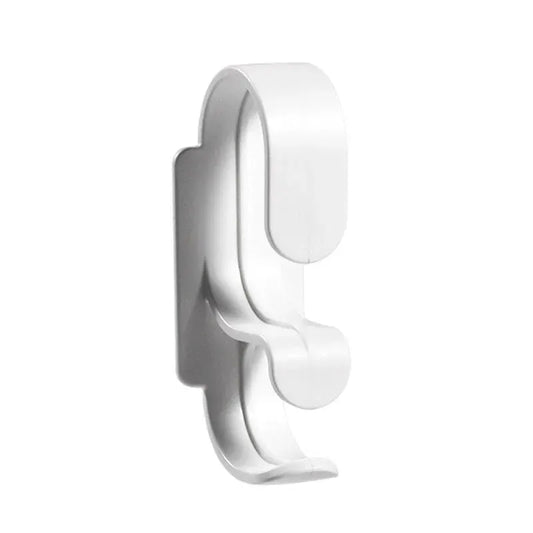 Double Layer Wall Hanging Washbasin Hook Punch Free Adhesive Wash Basin Storage Rack save Space Home Universal Storage Hook