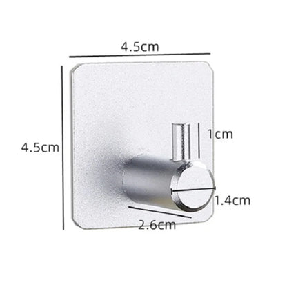 Wall Hook Strong without Drilling Punch Free Clothe Bag Bathroom Door Kitchen Towel Hanger Hooks Home Storage Accessories
