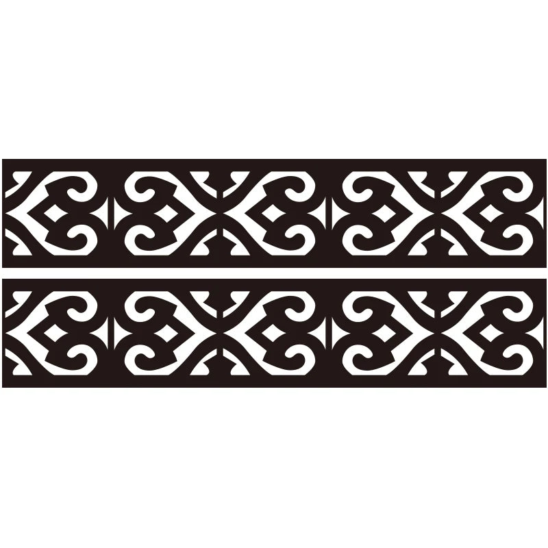 Wall Mirror Sticker with Adhesive for Living Room Bedroom Edge Strip Corner Line Building Border Home Decor