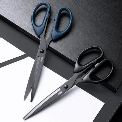 210/175Mm Black Stainless Steel Scissors Business Office Stationery Home Tailor Shears Kitchen Knife Cutter Cutting Tool
