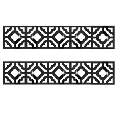 Wall Mirror Sticker with Adhesive for Living Room Bedroom Edge Strip Corner Line Building Border Home Decor