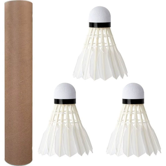 3/6/12Pcs Professional Training Sport Badminton Ball Badminton Shuttlecock White Badminton Shuttlecock