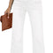 Womens Flare Jeans High Waisted Wide Leg Baggy Jean for Women Stretch Denim Pants