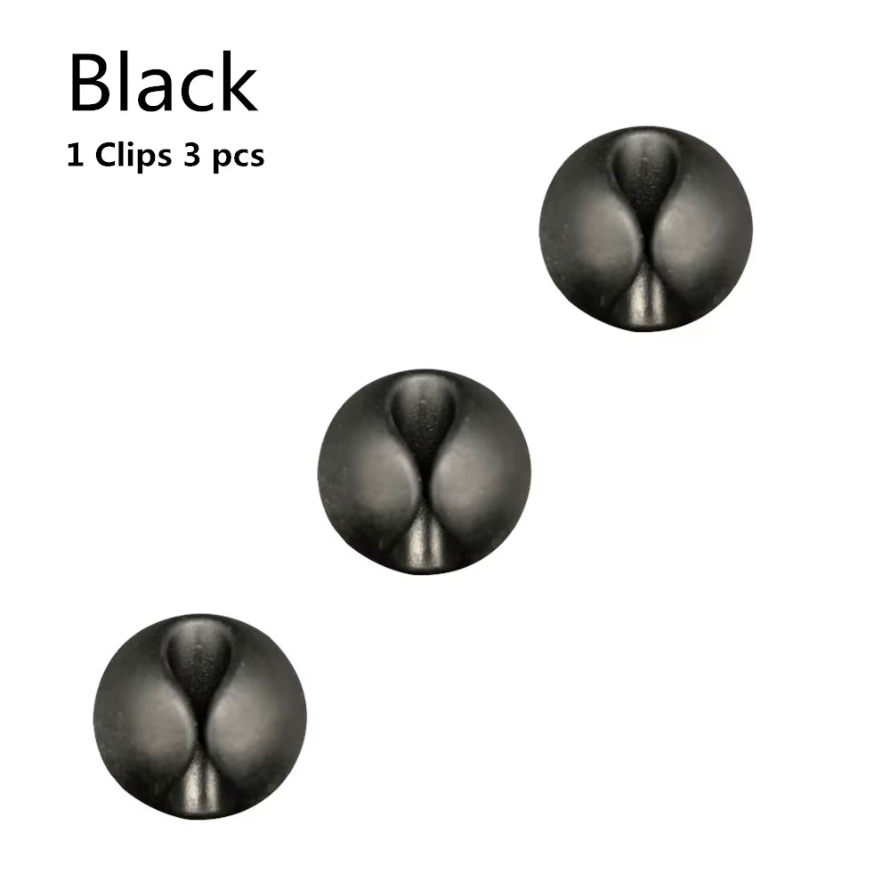 Silicone USB Cable Organizer USB Charging Cable Winder Desktop Tidy Management Clips Cable Holder for Mouse Earphone Accessories