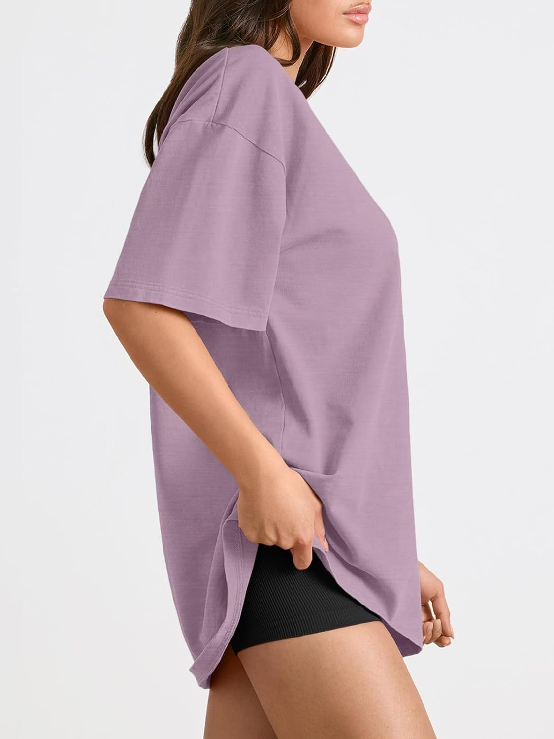 Womens Oversized Summer T Shirts Business Casual Dressy Shorts Sleeves Tops Beach Vacation Fashion Clothes